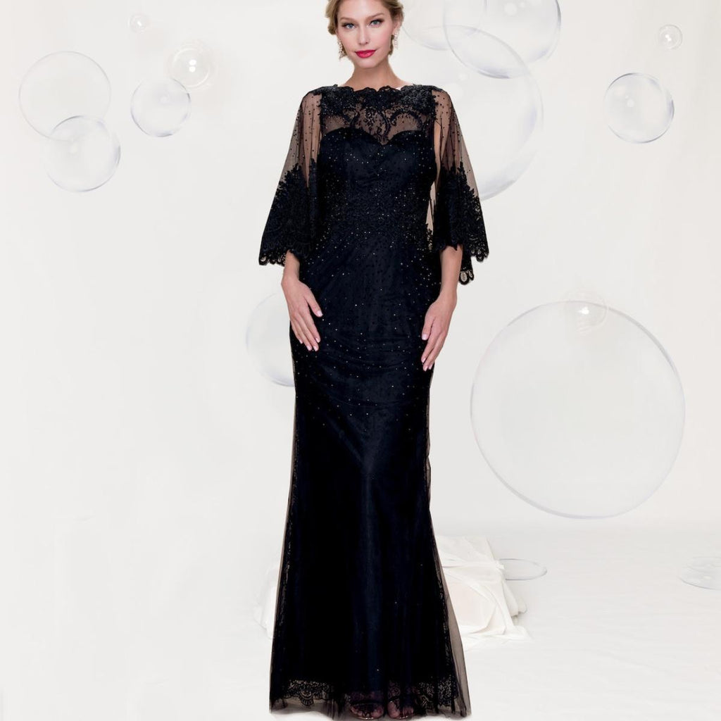 Party gown, ruched coacktail dress