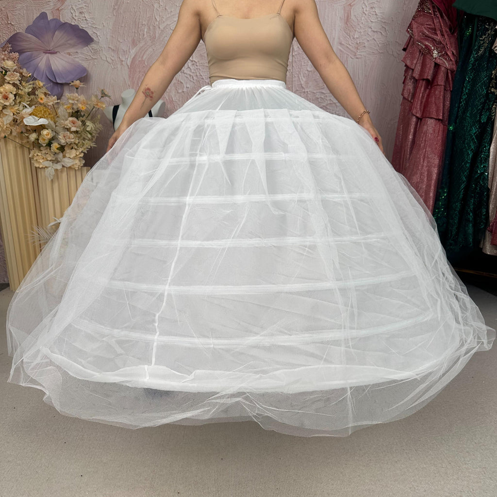 (Live 1)Crinoline Petticoat 7-Line Hoop